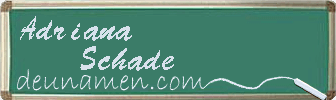 Adriana Schade Visitenkarte